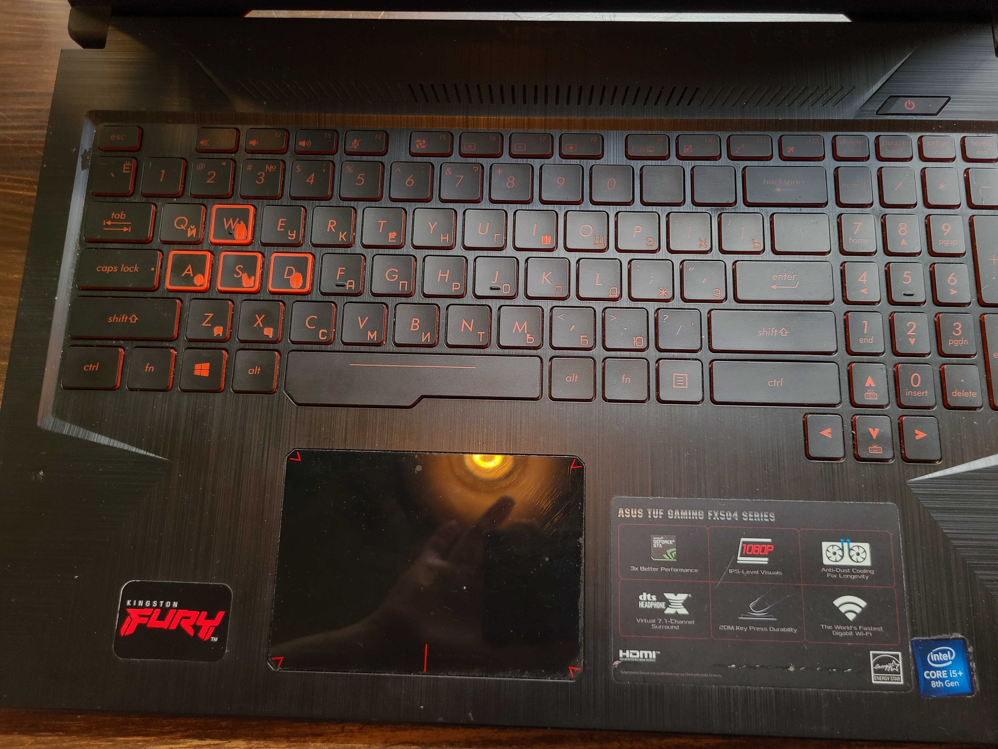 Ігровий ноутбук ASUS TUF FX504GE 1050 TI 4GB | i5 8300H | 16GB RAM