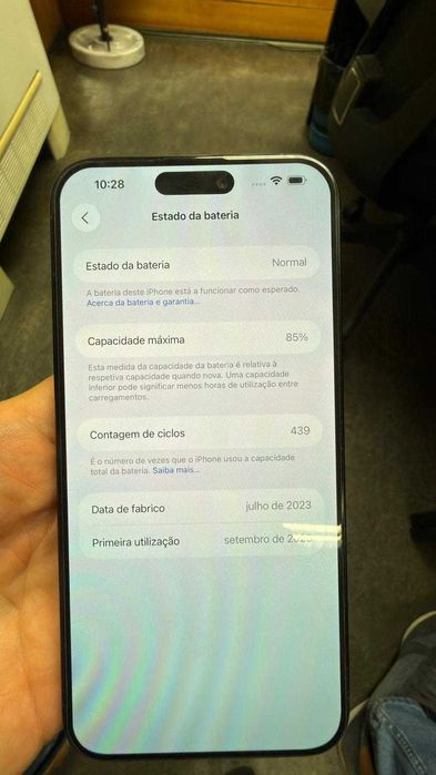 iphone 15 pro max 256gb como novo Garantia FNAC