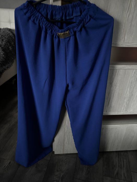 Komplet lejący super M/L chabrowy