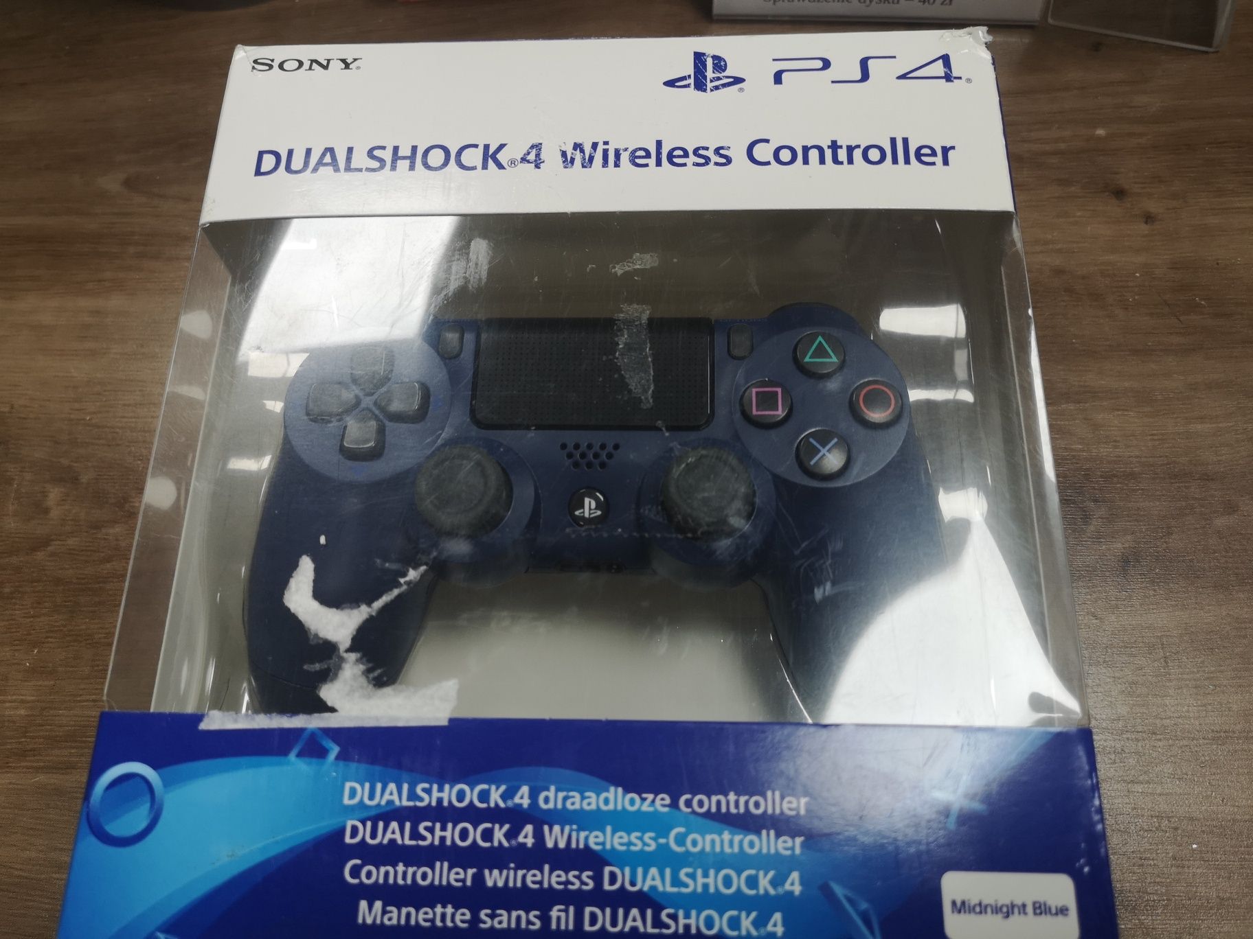 Pad PS4 granatowy oryginalny używany