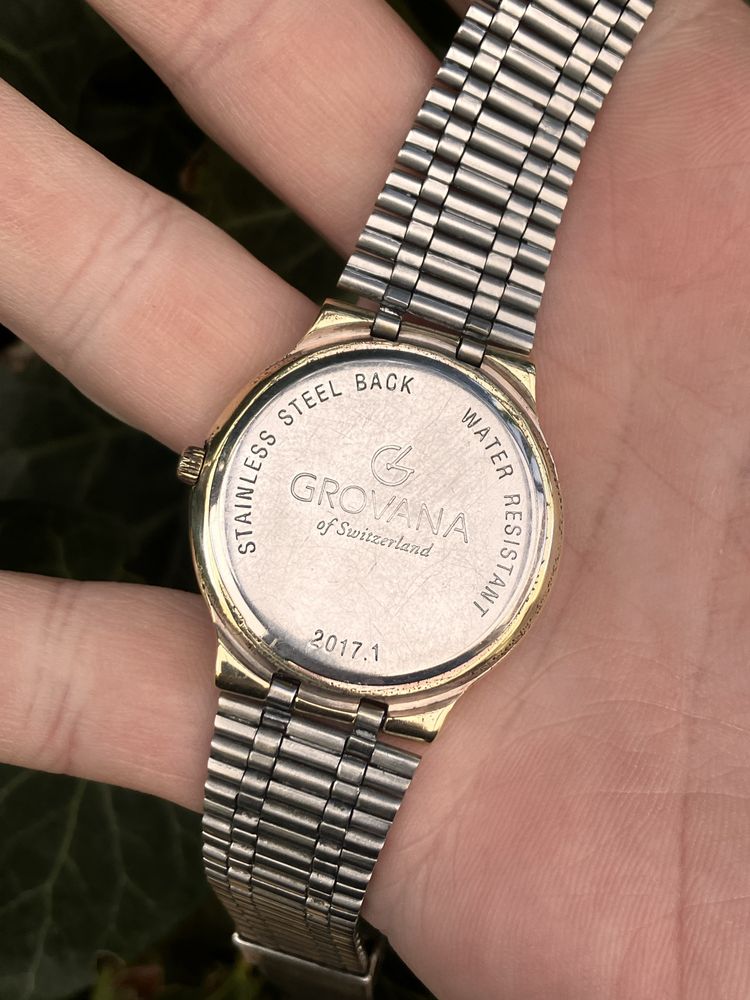 Zegarek Grovana two-tone swiss made