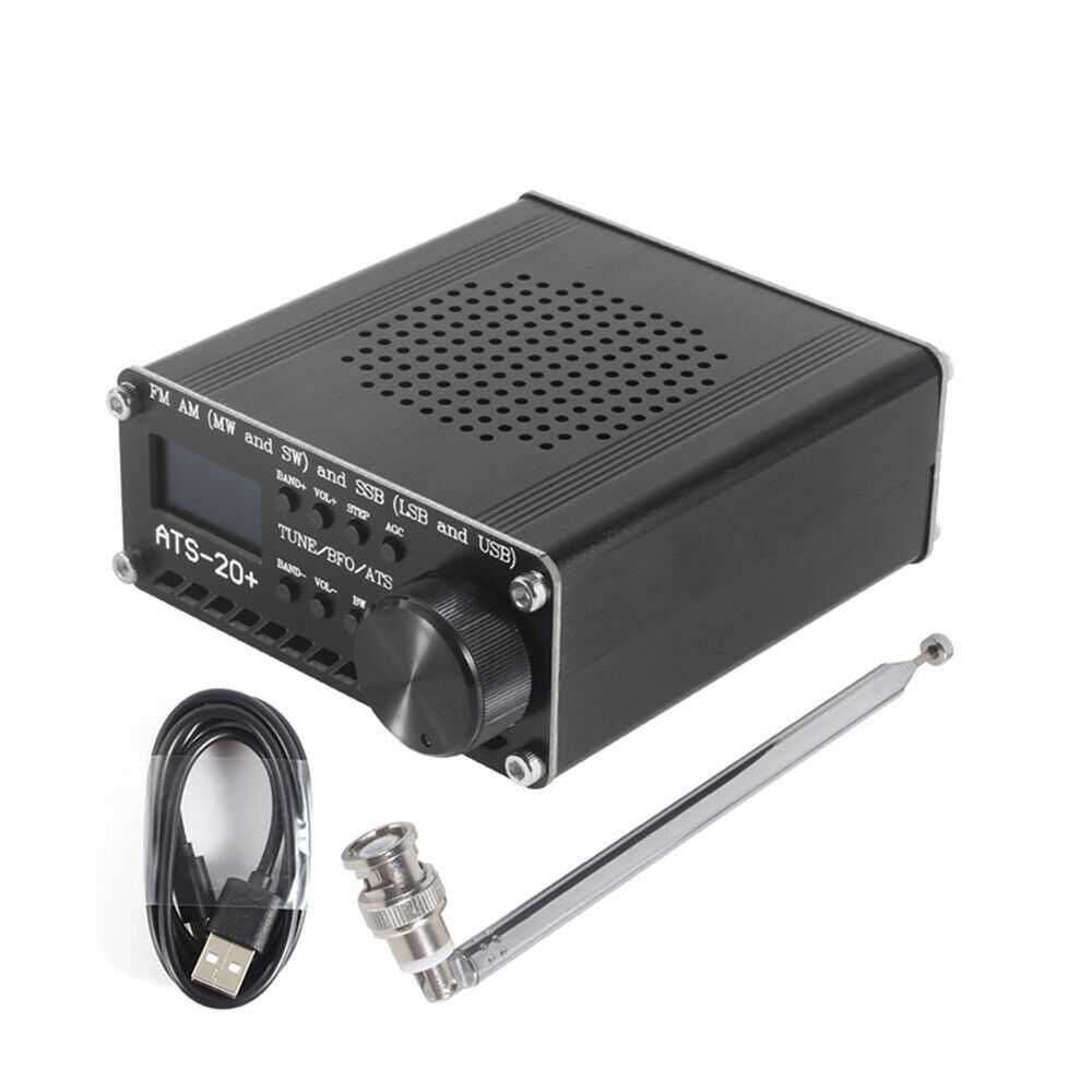 Радиоприемник ATS 20+  Прошитый  AM FM SSB  150 кГц - 30 мГц + УКВ ЧМ