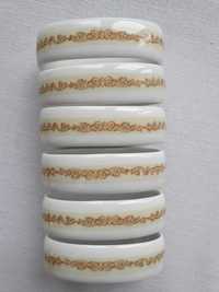 Porcelanowe Obrączki na Serwetki Pierścienie Serwetniki