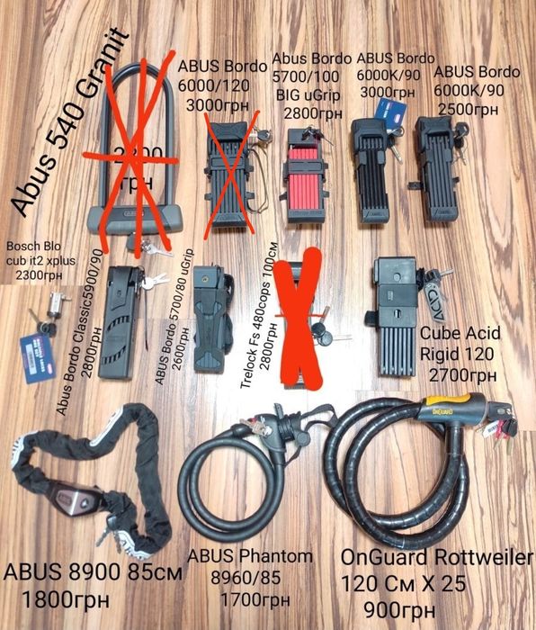 Велосипедный замок ABUS Bordo 6000