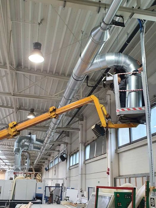 System odciągu trocin do stolarni, producent, montaż w całej Polsce