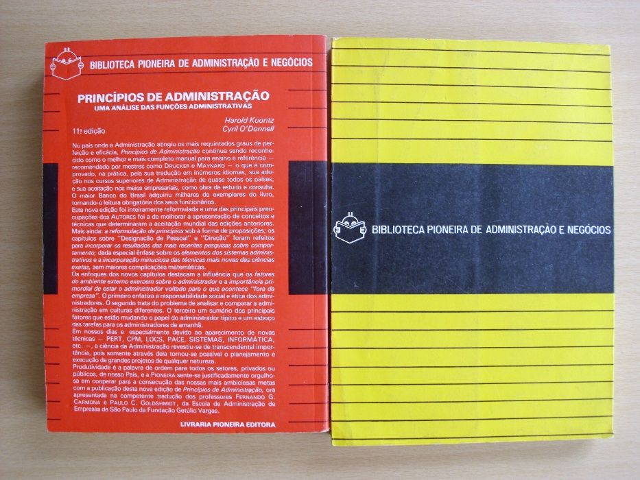 Biblioteca Pioneira de administração e Negócios