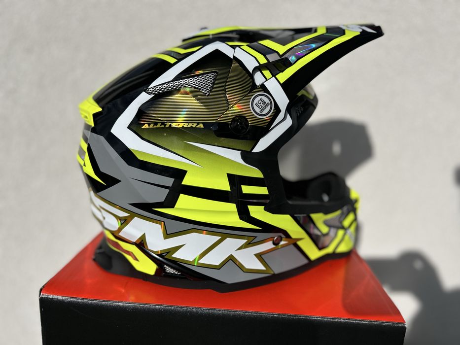 Kask motocyklowy cross HULAJNOGA quad SMK ALLTERRA rozmiar XL 61 cm