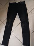Spodnie męskie czarne stretch