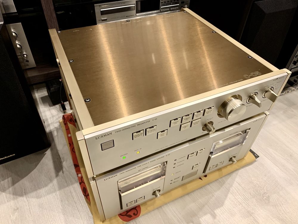 Luxman M-05  C-06 Усилитель и Пред.——Экв 8300 $——Pioneer Sony Denon