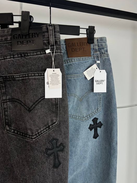 ‼️ЗНИЖКА‼️ Джинси Gallery dept x Chrome hearts