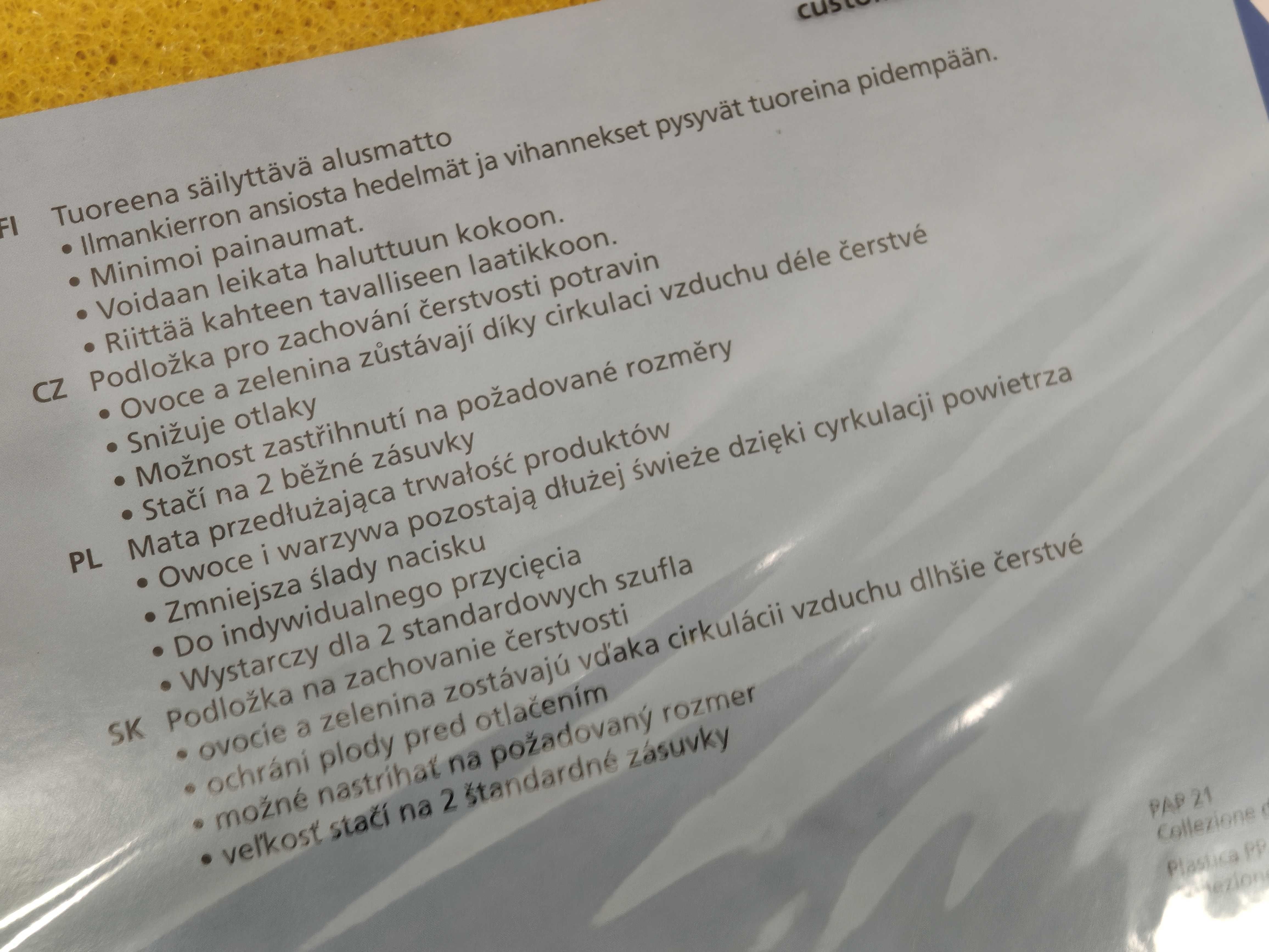 WENKO Mata do lodówki podtrzymująca świeżość produktów 64x30cm
