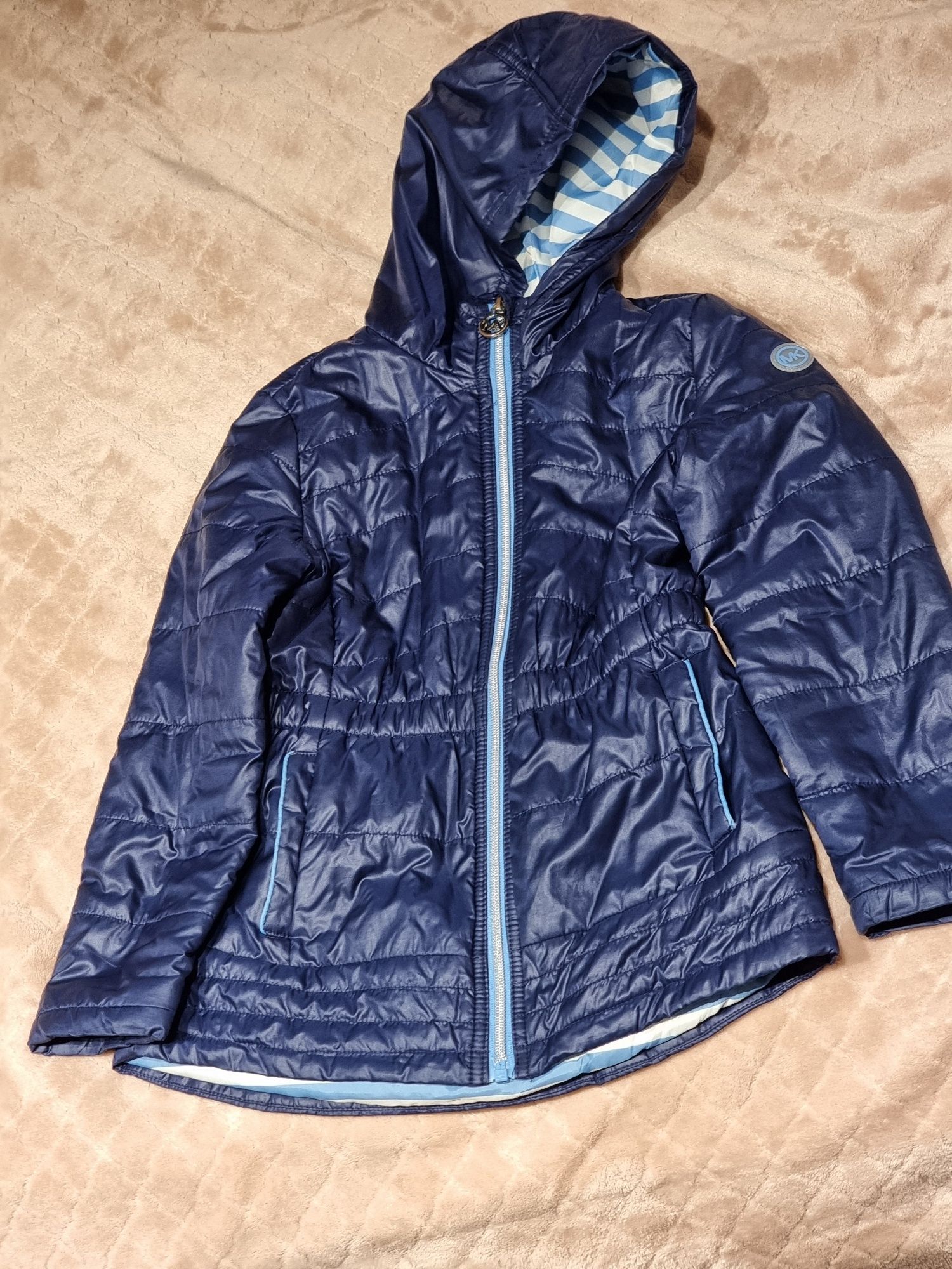 Granatowa kurtka Michael Kors, rozmiar dziecięcy L (6x) 116-122