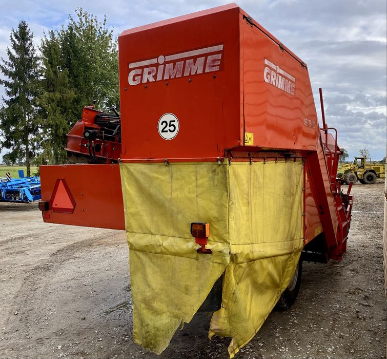 Kombajn do ziemniaków Grimme SE 75-30 naprowadzanie sortownia
