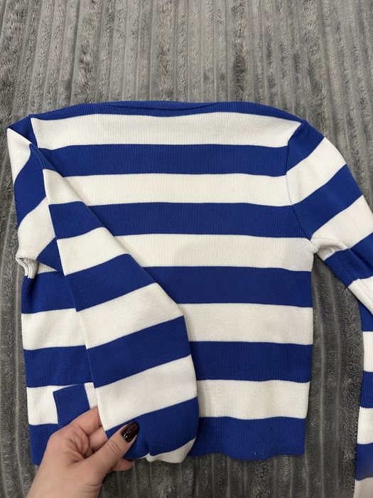 Женский лонгслив в полоску