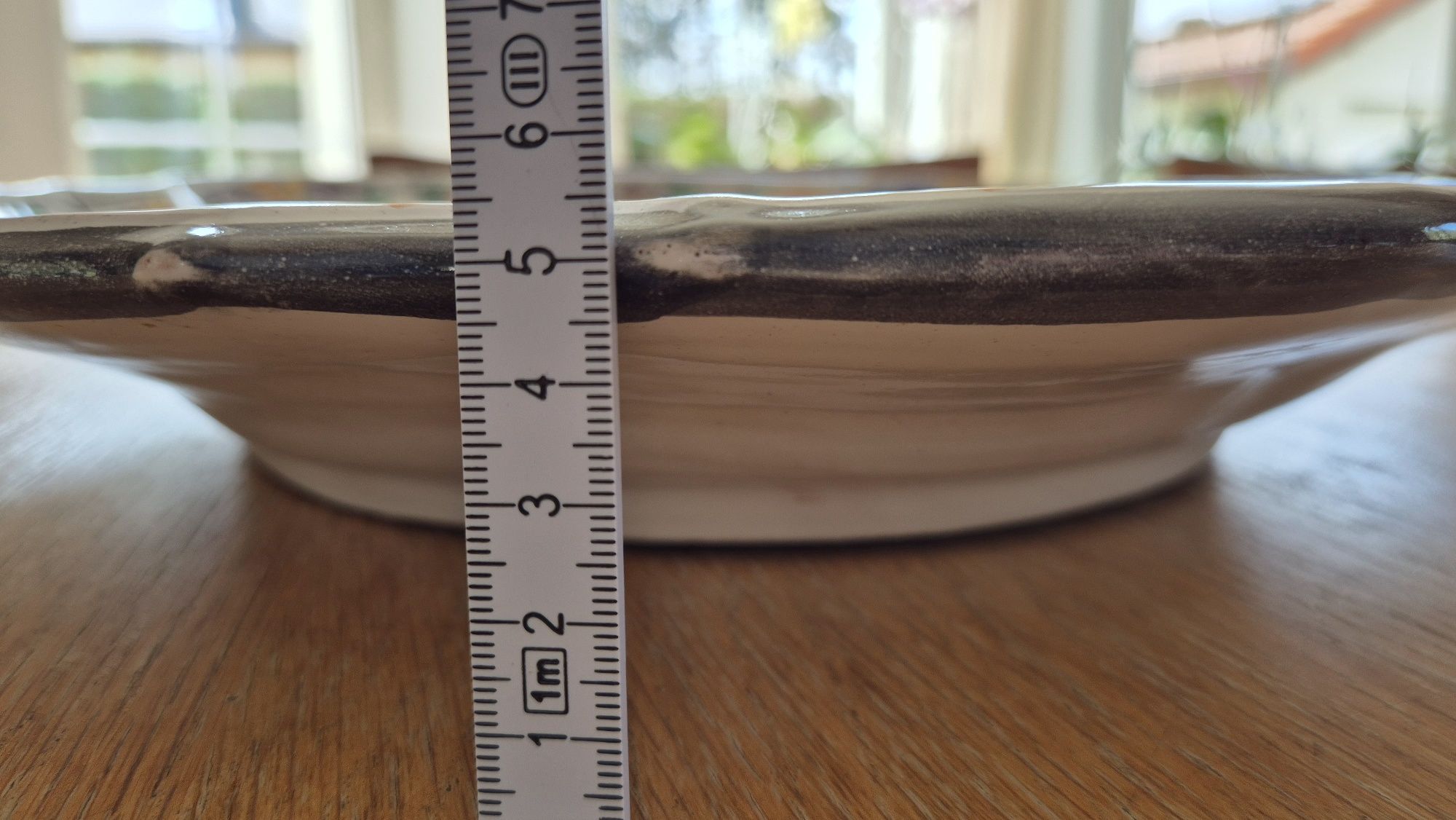Duży talerz ceramiczny Oderisi de Gubbio 35,5cm