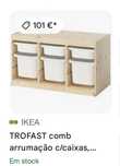 Dois moveis de arrumacao ikea