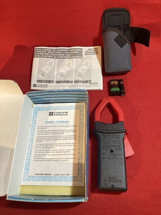 Pinça amperimetrica, Chauvin Arnoux