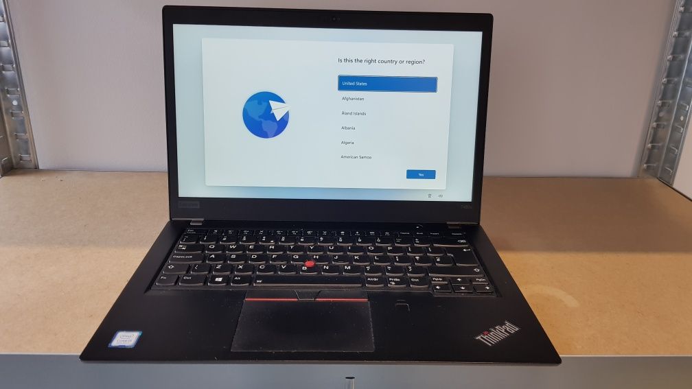 Lenovo ThinkPad T480s - 16GB RAM, 256GB SSD - z odciskiem palca