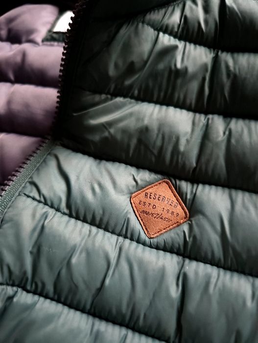 Kurtka pikowana Reserved przejściowa 170 zielona męska