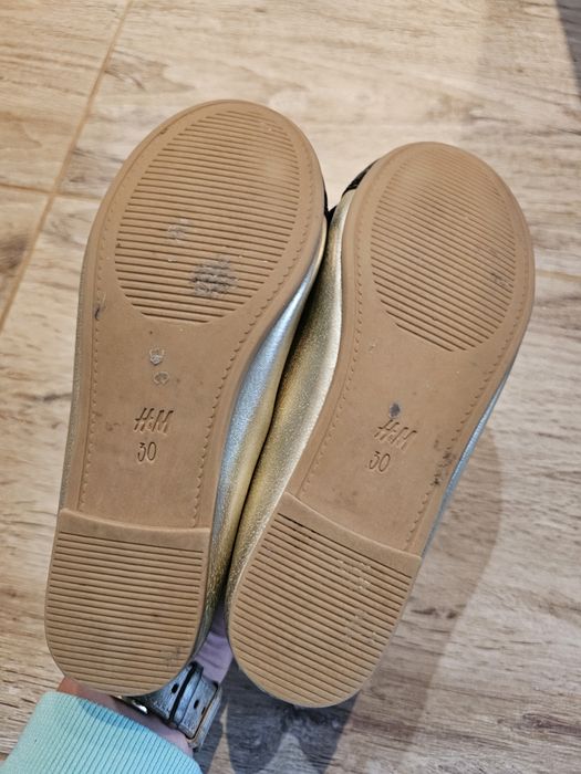 Baleriny 30 h&m myszka Minnie złote