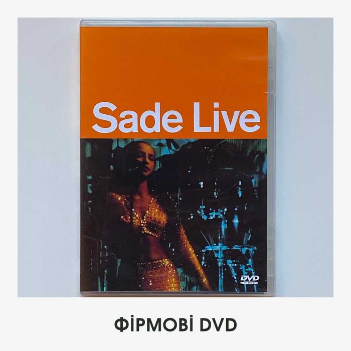 фірмові DVD Sade, Depeche Mode, Oasis, Dave Gahan, Coldplay, The Verve