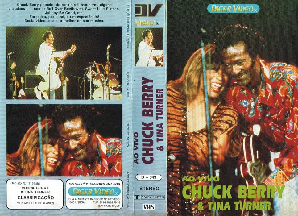 Chuck Berry Featuring Tina Turner (1982) ‎ VHS Very rare!!