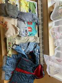 Paka zestaw ubrań dla chłopca 80-86 kurtki wiosenne