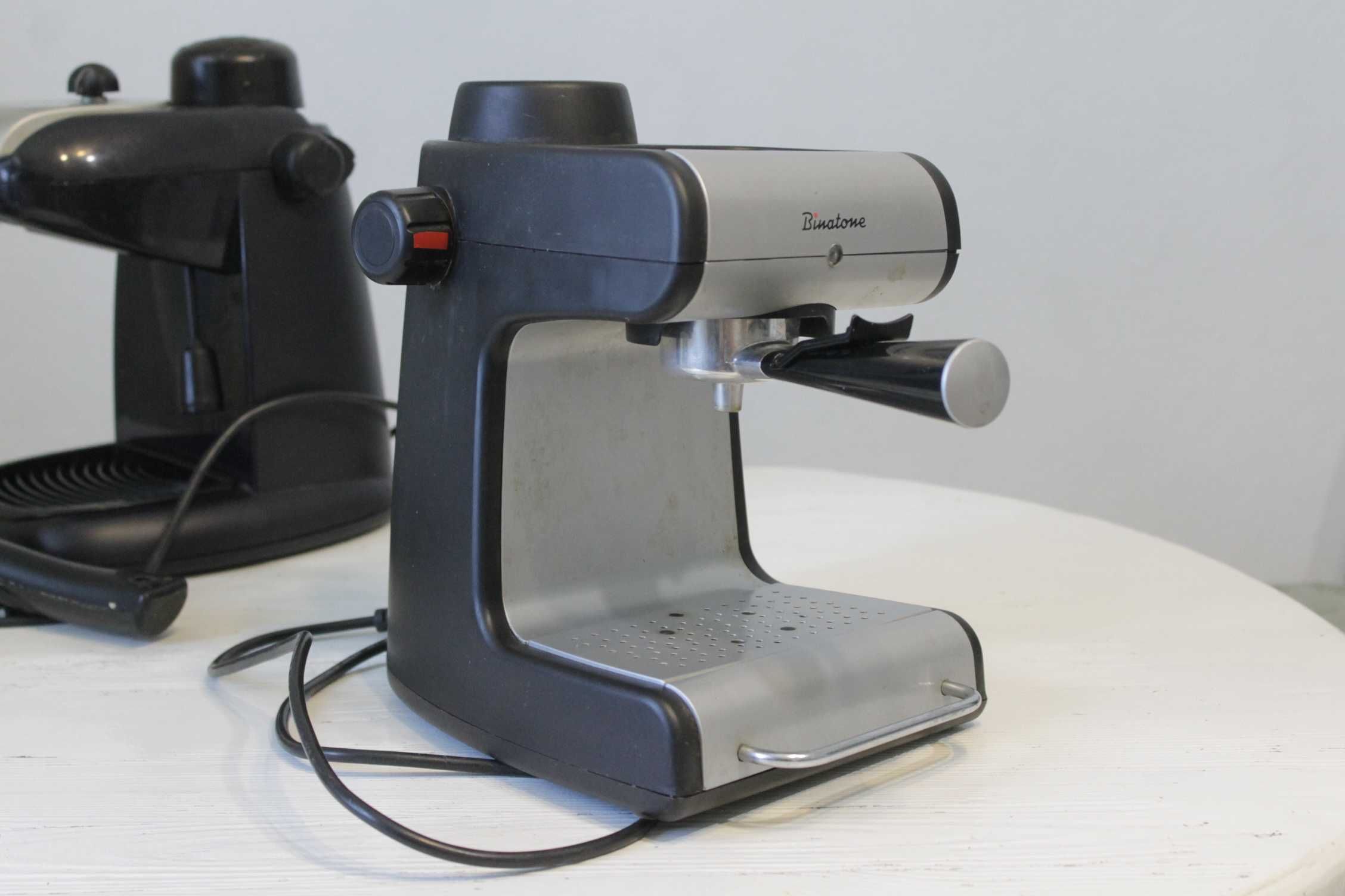 Кавоварка еспресо (ріжкова) Binatone EM-207 + Delonghi EC7 гарний стан