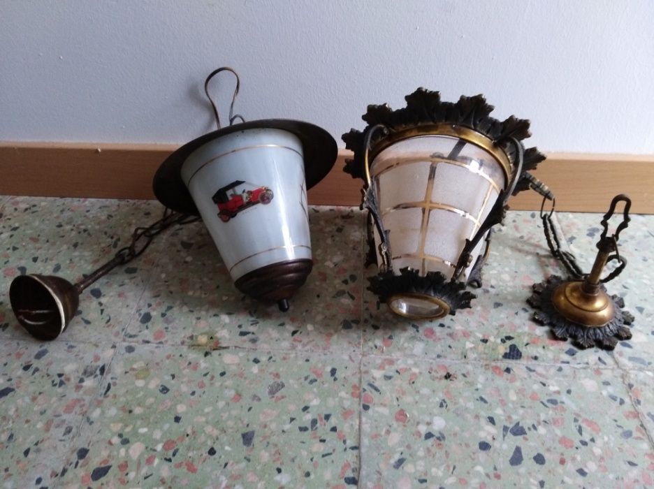 Cada Candeeiros de teto latão e cobre