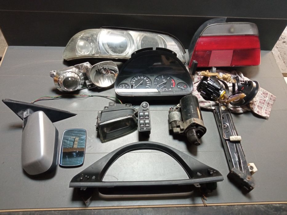 BMW E39 2.5 3.0 rozrusznik lampa licznik panel pompka lewarek lusterko