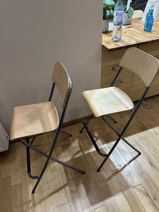 Hokery, krzesla kuchenne komplet dwóch