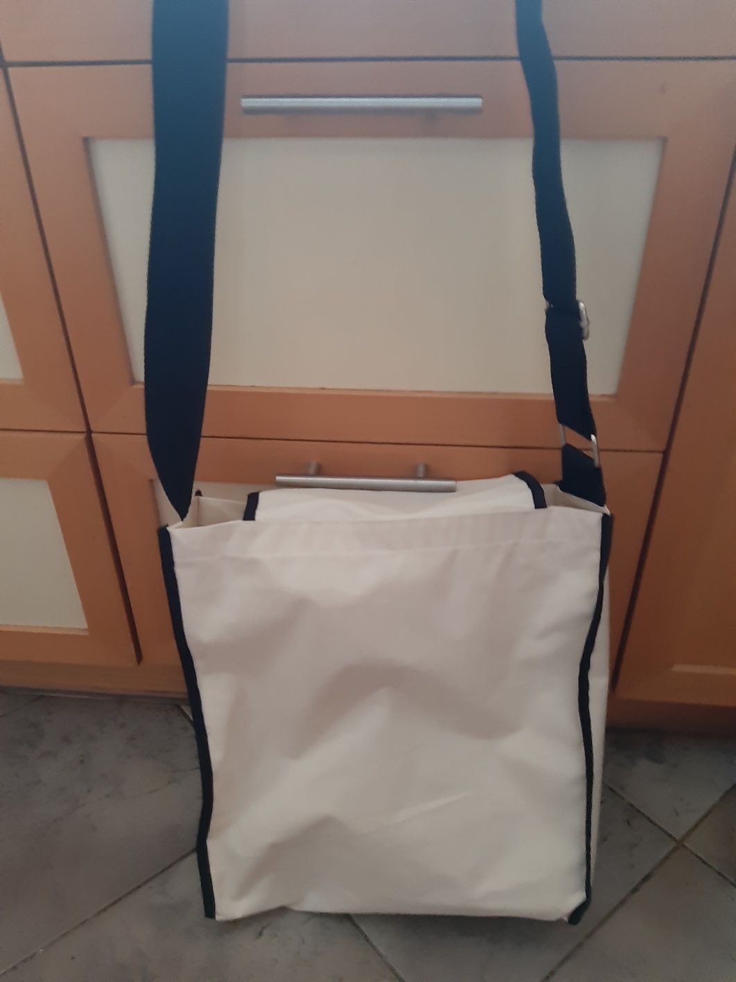 torba tekstylna na ramie 35x37x8  pasek ok 100cm