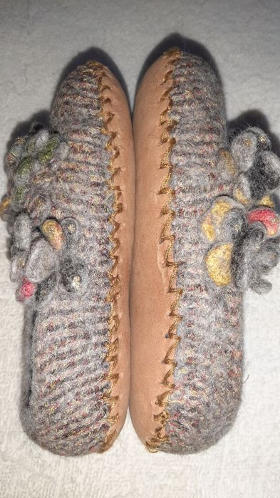 Тапочки из натуральной шерсти австралийского мериноса, эксклюзив