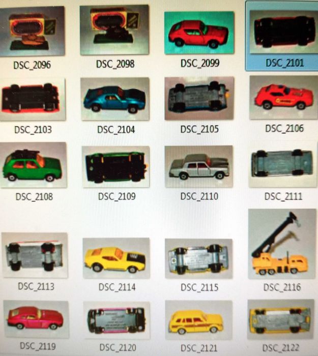 Carrinhos Matchbox decada de 70