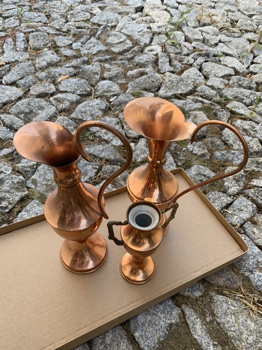 Conjunto 3 peças cobre