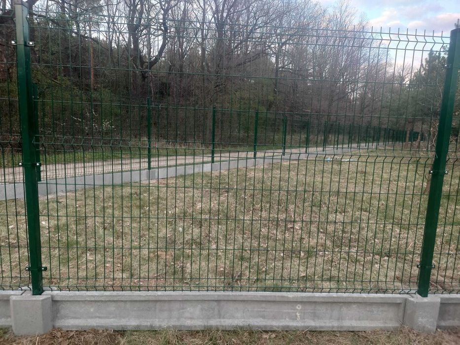 ogrodzenia ogrodzenie panelowe panele słupki brama furtka płot palety