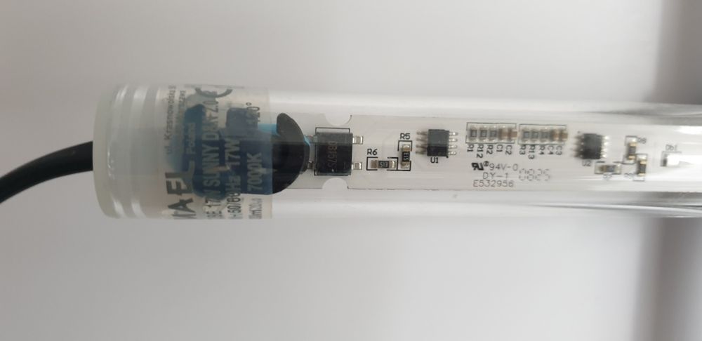 2 x Aquaell leddy tube 17W Oświetlenie akwarium