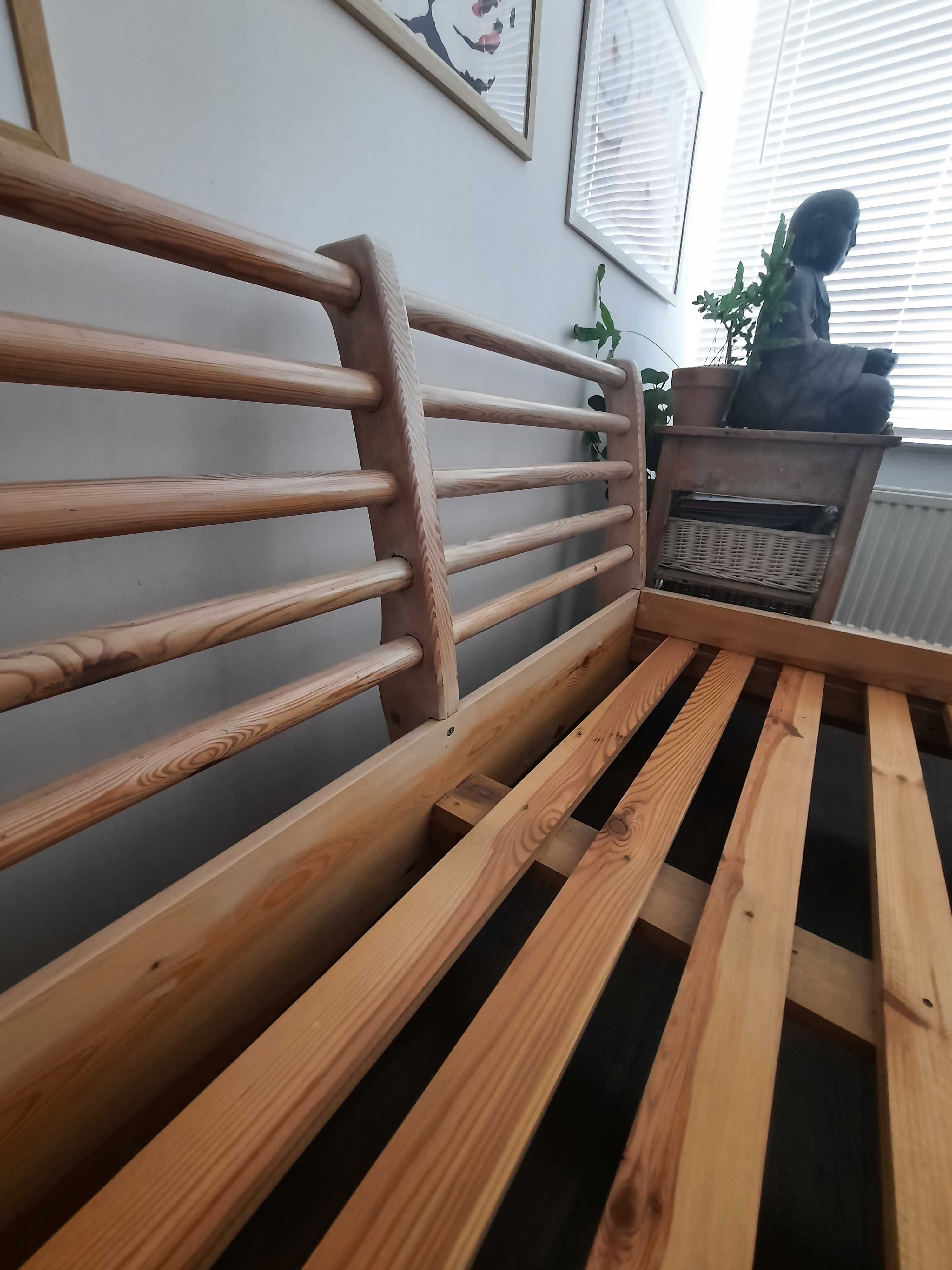 Rama łóżko drewno 160x200