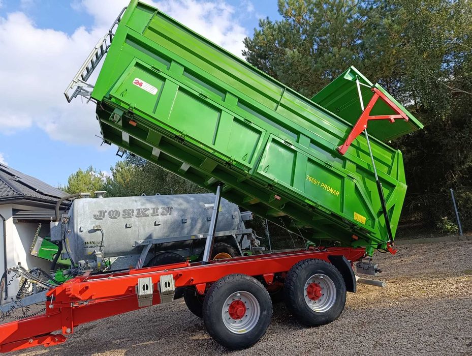 Przyczepa Pronar t669/1 wielton skorupowa Zasław 14 ton 17 tandem