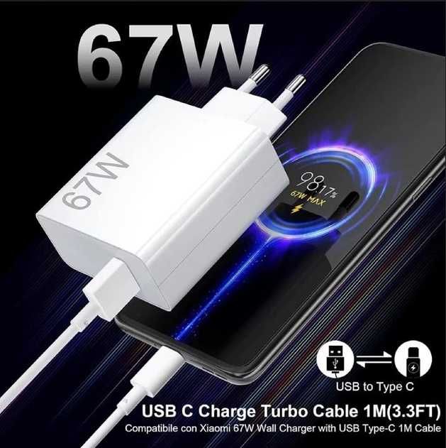 Зарядное устройство Xiaomi Turbo Charger 67W MDY-12-EH Original