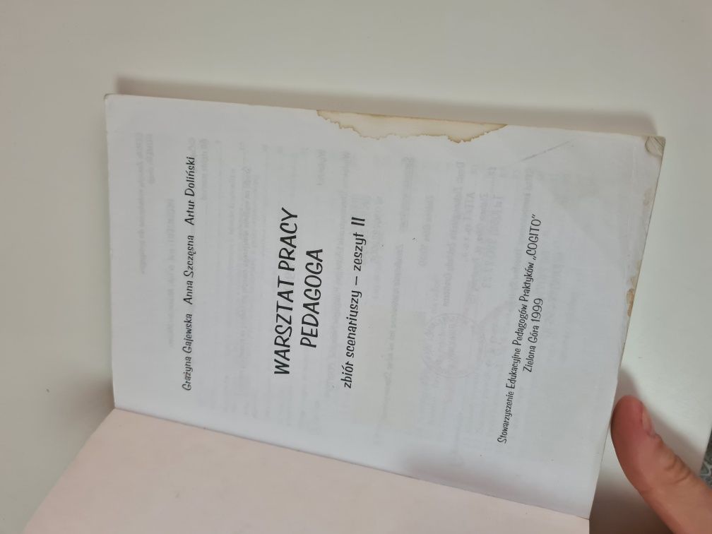 Warsztat pracy pedagoga Zbiór scenariuszy - zeszyt II 2