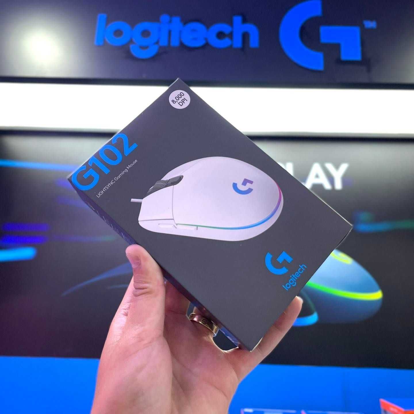 НОВА!! Logitech G102 Lightsync Мишка Ігрова з Підсвіткою Чорна-Біла