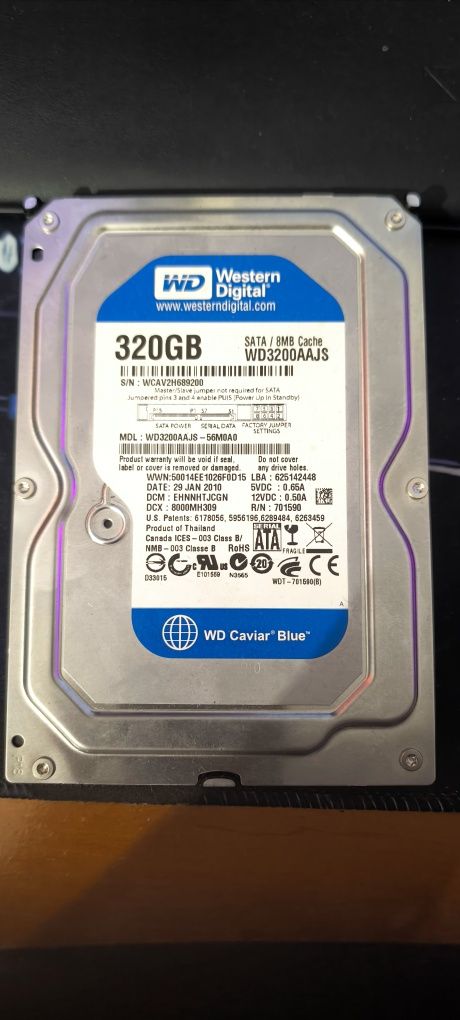 HDD 320gb WD3200AAJS