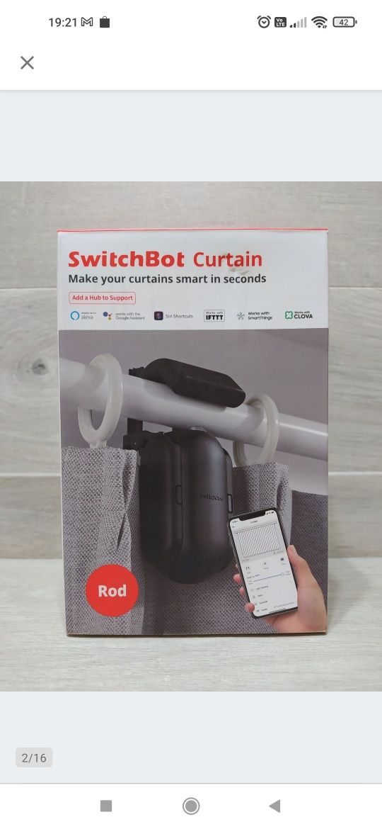 SwitchBot ROD Curtain Urządzenie do zasłon

Po zwrocie.

Sprawny.

Nie