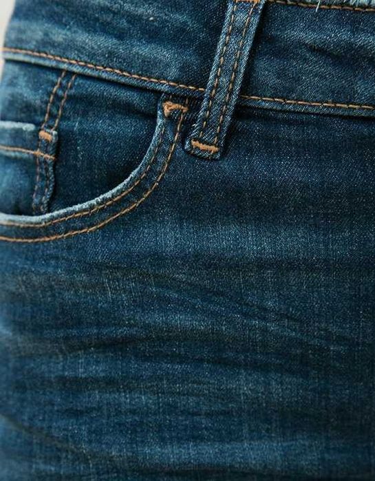 BERSHKA jeans rurki SKINY przecierane DZIURY 36 S