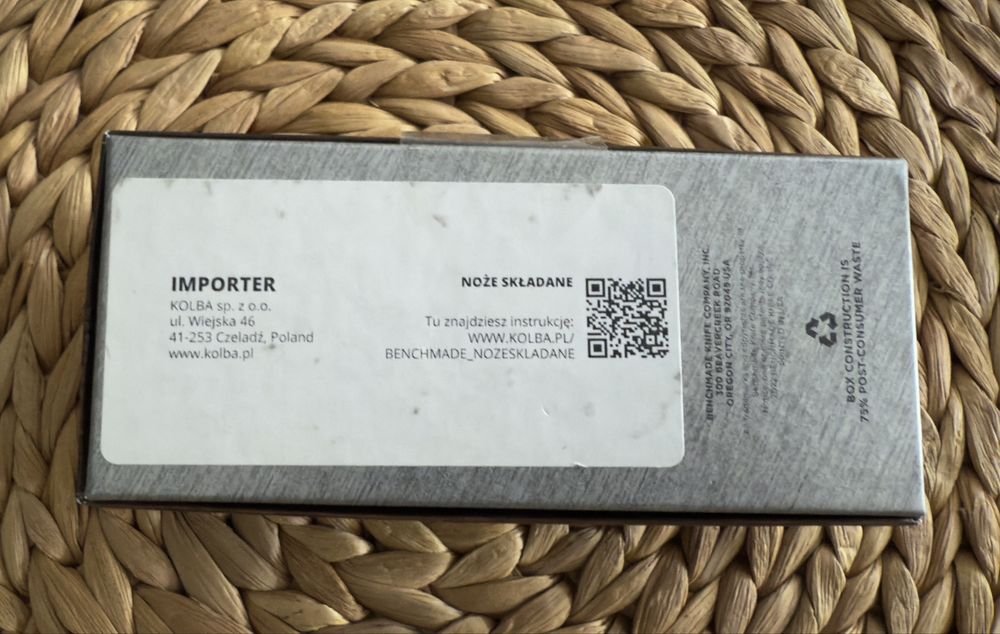 Nóż składany Benchmade North Fork Folder 15031-2
