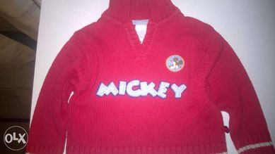 Sweterek sweter Disney Myszka Mickey Miki rozmiar 68