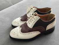 Nowe buty skórzane do golfa