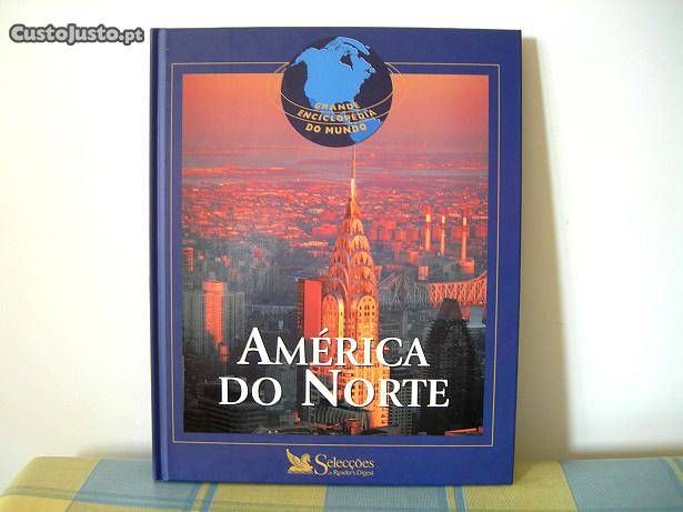 livro América do Norte da colecção "Grande Enciclopédia do Mundo"