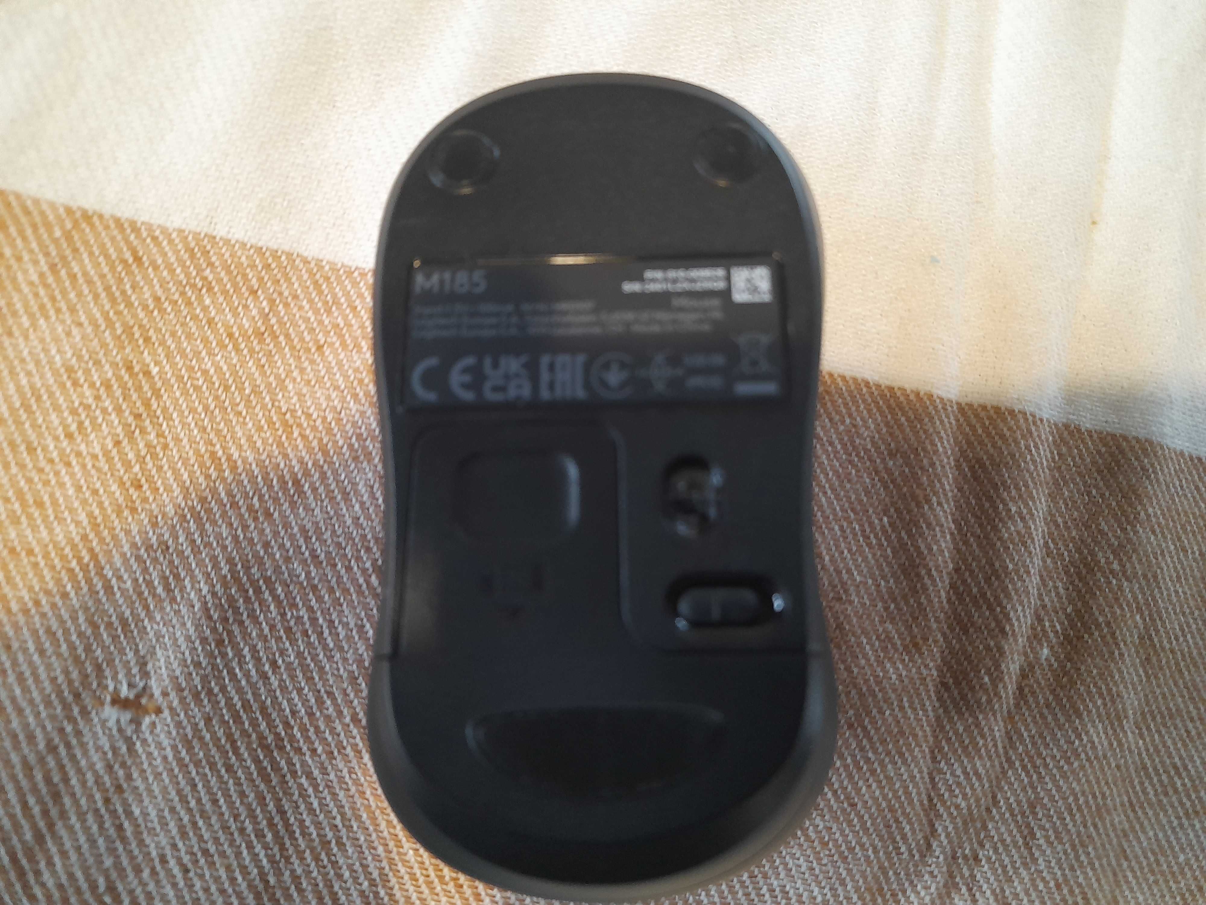 Mysz bezprzewodowa Logitech M185 optyczna czarno-szara